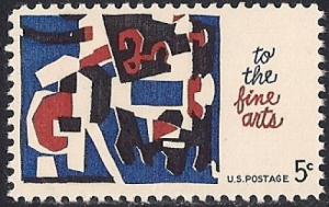 #1259 5 cents Fine Arts - Stuart Davis Stamp Mint OG NH F-VF