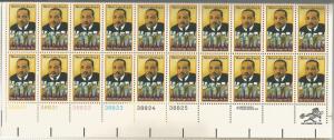 USA 1771, BLACK HERITAGE, MARTIN LUTHER KING JR. (1929-1968), PLATE STRIP OF ...