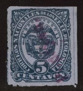 Colombia Scott 118 Used 1883