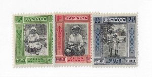 Jamaica Sc #B1-B3 set of 3 OG VF