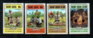 St. Lucia #587-590  MNH  Scott $4.50
