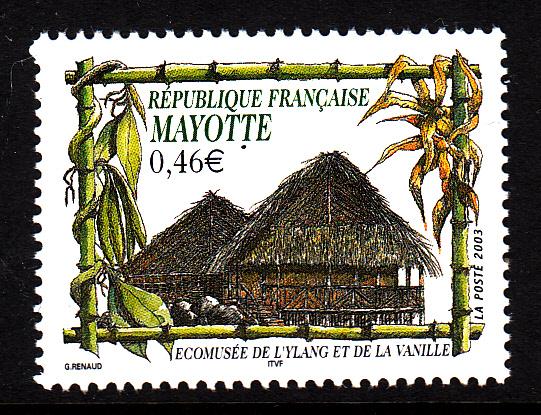 Mayotte MNH Scott #184 46c Vanilla and Ylang Museum