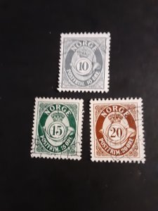 Norway #307-309            Used