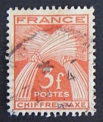 France, 1943-1946, Wheat Sheaves, ((7-(2F-10IR))