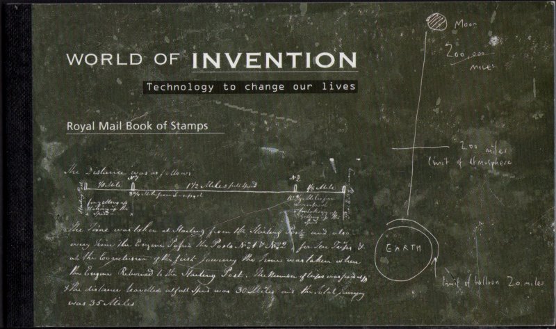 GB (DX38) - 2007 PRESTIGE STAMP BOOK, WORLD OF INVENTION