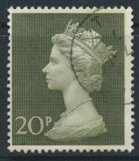 GB SG 830    SC# MH166 1970 20p Decimal Machin  Used  - 