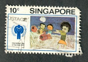 Singapore #329 used single
