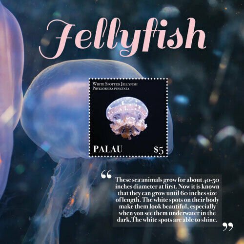 YEAR 2020-PALAU - JELLYFISH  1V complet set    MNH ** T 