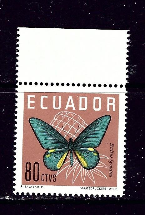 Ecuador 683 MNH 1961 Butterfly