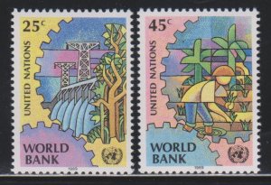 United Nations - New York, World Bank (SC# 546-547) MNH SET