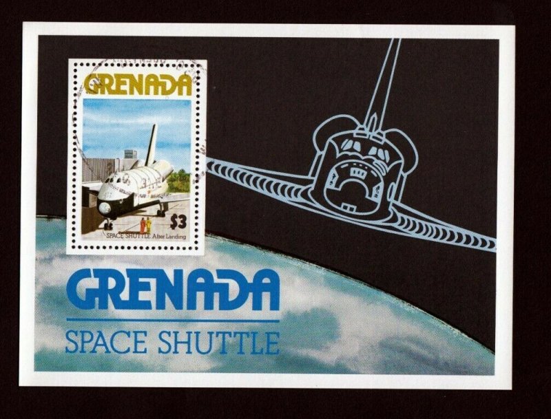 SPACE = Shuttle Landing - Souvenir Sheet Grenada [W02]