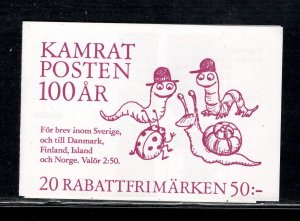 SWEDEN SC# 1952a COMPLETE BKLT FVF/CTO