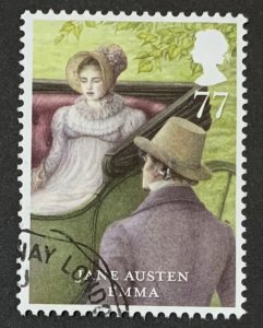 GREAT BRITAIN 2013 JANE AUSTEN 77p EMMA WOODHOUSE  SG3434  FINE USED