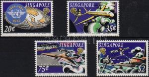 Singapore stamp 50th anniversary of ICAO set MNH 1994 Mi 746-749 WS6243