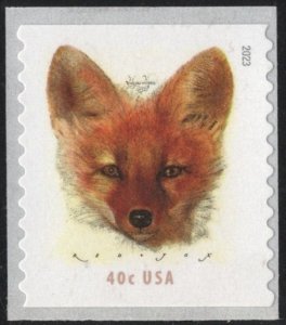 SC#5743 40¢ Red Fox Coil Single (2023) SA