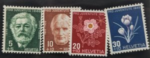 Switzerland #B150-B153 Pro Juventute MNH