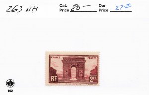 FRANCE  263  MNH