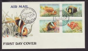 Papua New Guinea 659-662 Fish 1987 U/A FDC