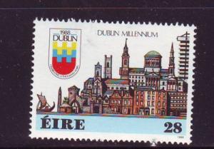 Ireland Sc 708 1988 Dublin Millennium stamp mint NH