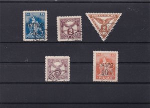 fiume 1919 and surcharge stamps  ref 12767