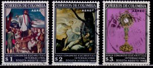 Colombia, 1968, Airmail, International Eucharistic Congress-Bogota, used