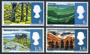 Great Britain 454p-457p, MNH. Mi 418y-421y. Views 1966.Landscape near Hassock,