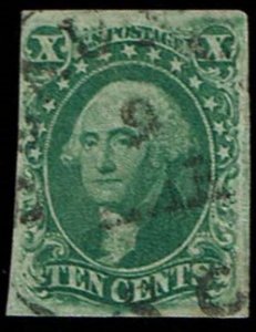 Scott #15 VF-used. With 2019 PSE certificate. SCV - $140.00