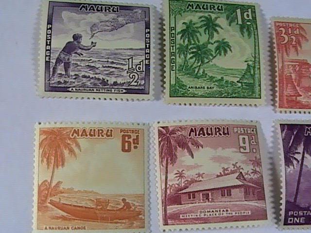 NAURU # 39-47-MINT/NEVER HINGED-COMPLETE SET----QEII----1954