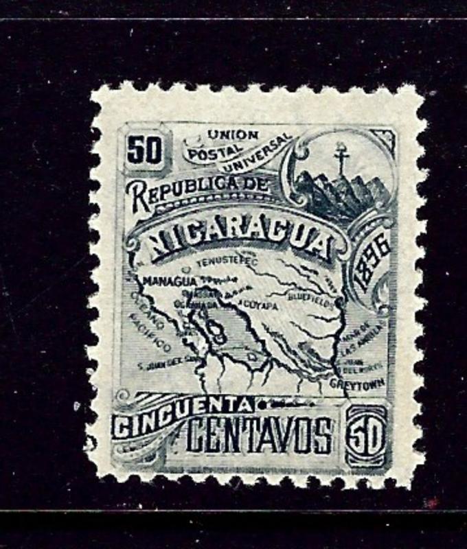 Nicaragua 89F MH 1896 issue