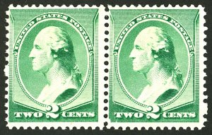 U.S. #213 MINT PAIR NG