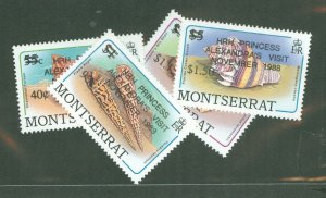 Montserrat #698-701  Single (Complete Set)
