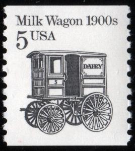 SC#2253 5¢ Milk Wagon Coil Single (1987) MNH