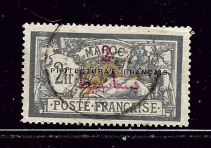 French Morocco 53 Used 1914 overprint