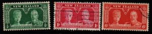 NEW ZEALAND SG573/5 1935 CORONATION  USED