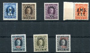Trieste A Marche da Bollo - Lot of seven Minerva revenue stamps