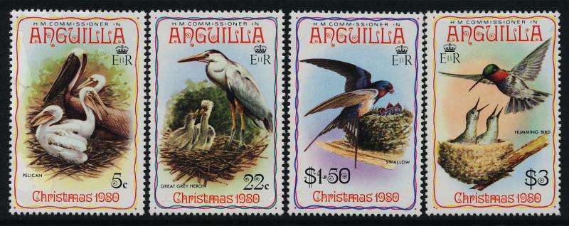 Anguilla 398-401 MNH Birds, Pelicans