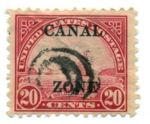 Canal Zone 1925 #92 U SCV(2022)=$3.25