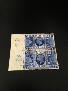 Great Britain sc 229 u pair w tab