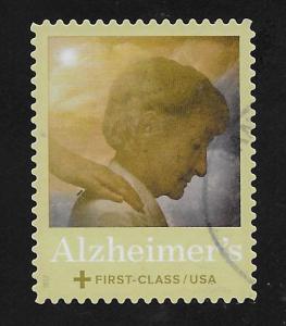 SC# B6 - (50c + 15c) - Alzheimer's - Used Single - Off Paper