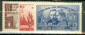 KZ: France B73-9 MNH CV $105.25; scan shows only a few