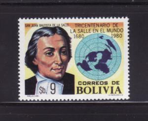 Bolivia 653 Set MNH La Salle, Educator (E)