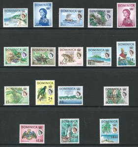 Dominica 211-27 SG 214-31 MNH VF 1958 SCV $11.75