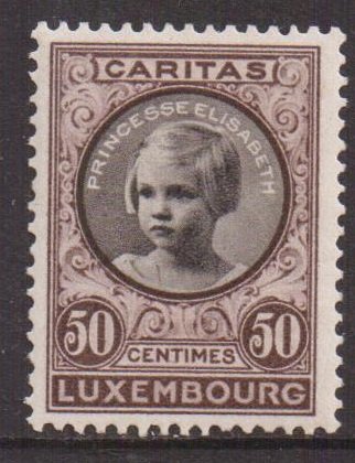 Luxembourg   #B26   MNH   1927  Princess  caritas  50c