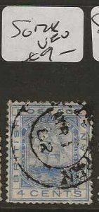 BRITISH GUIANA  SG128   4C    BOAT        VFU     P0319H