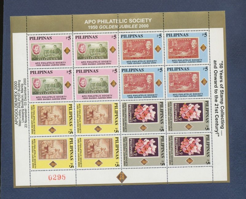 PHILIPPINES - Scott 2703 - MNH S/S - stamp-on-stamp - 2000