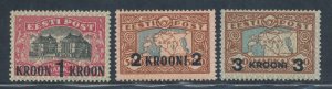 1930 Estonia - No. 110/12 Overprinted - MNH**