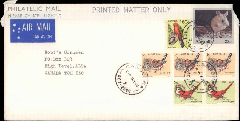 Australia, Postal Stationery, Birds