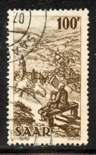 Saar # 220, Used. CV $ 2.40