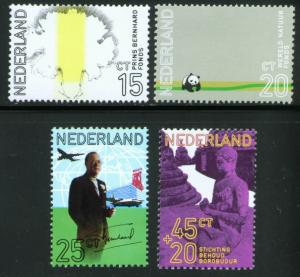 Netherlands Scott 490-492, B475 1971 Birthday set CV$5.75