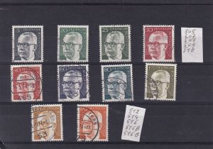 SA26g Germany 1972 President Dr. Gustav Heinemann used stamps